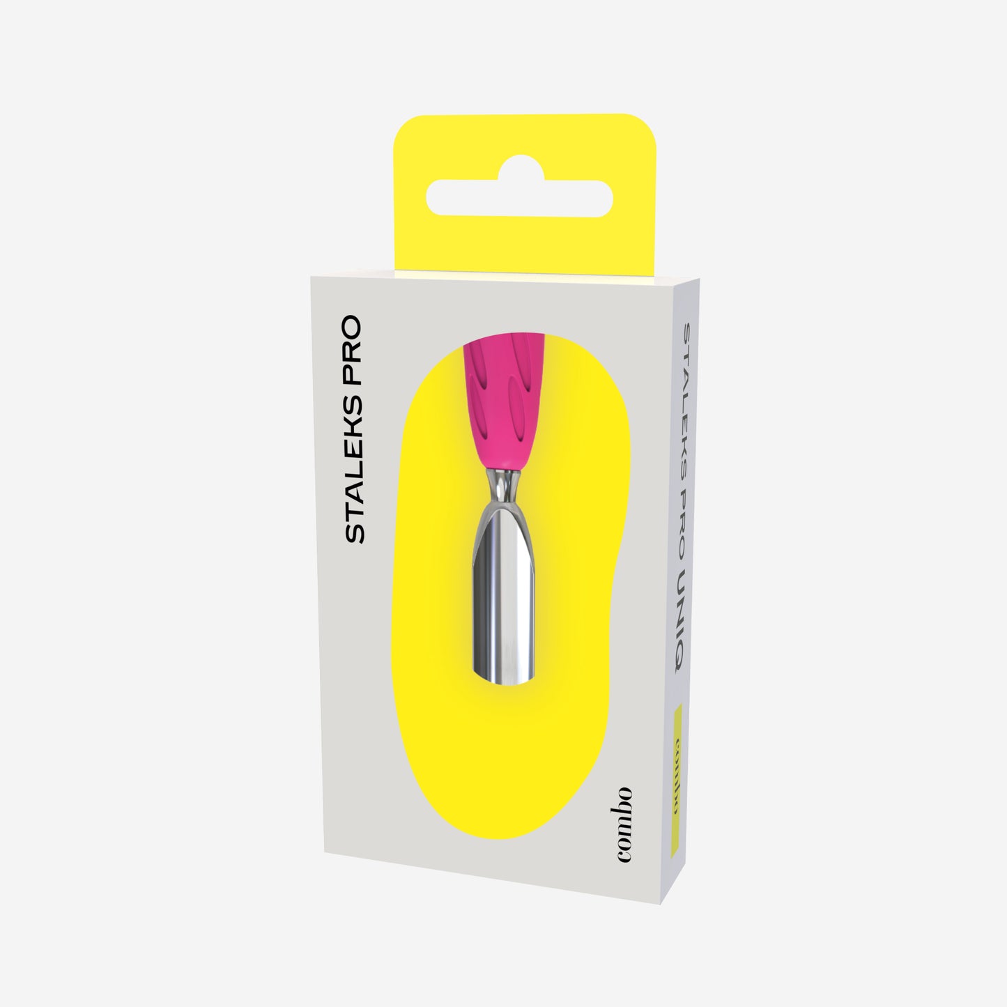 Staleks Pro Combo UNIQ 16 – schmaler, abgerundeter Nagelhautschieber