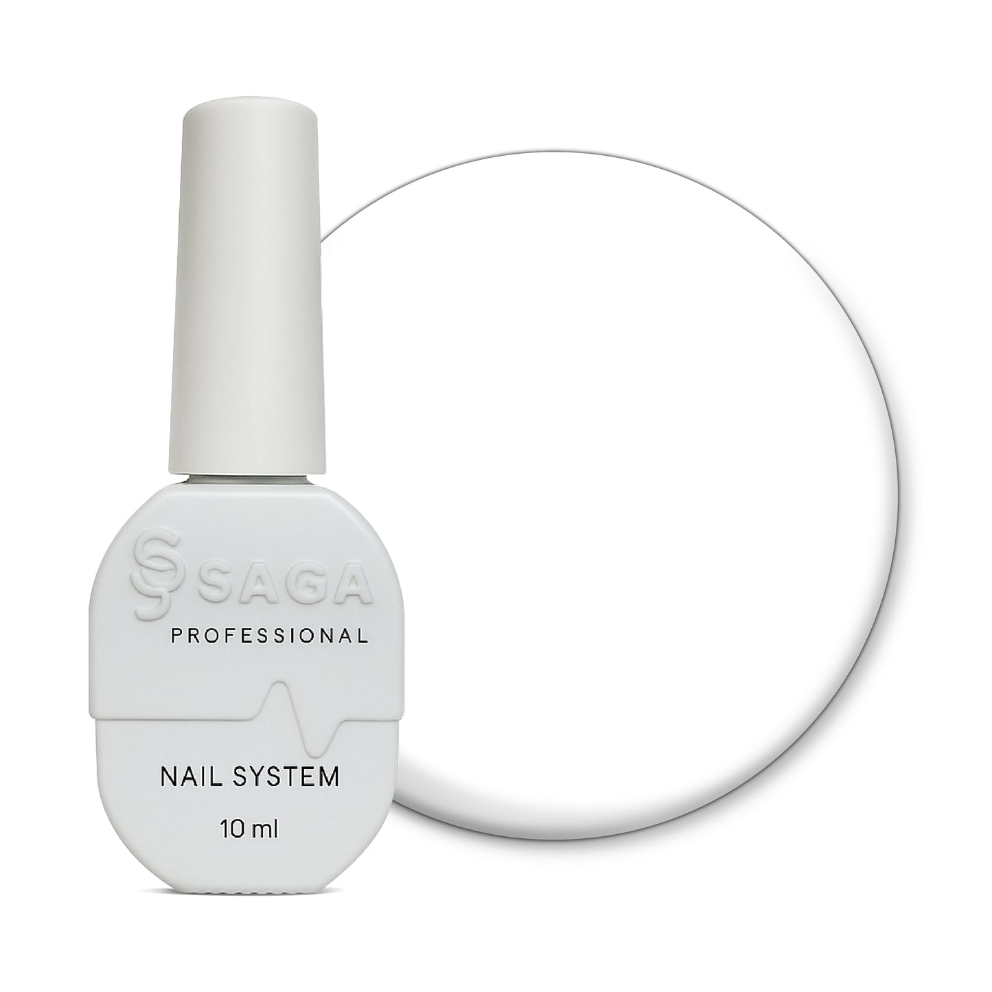 SAGA Professional Gel-Lack White, 10 ml