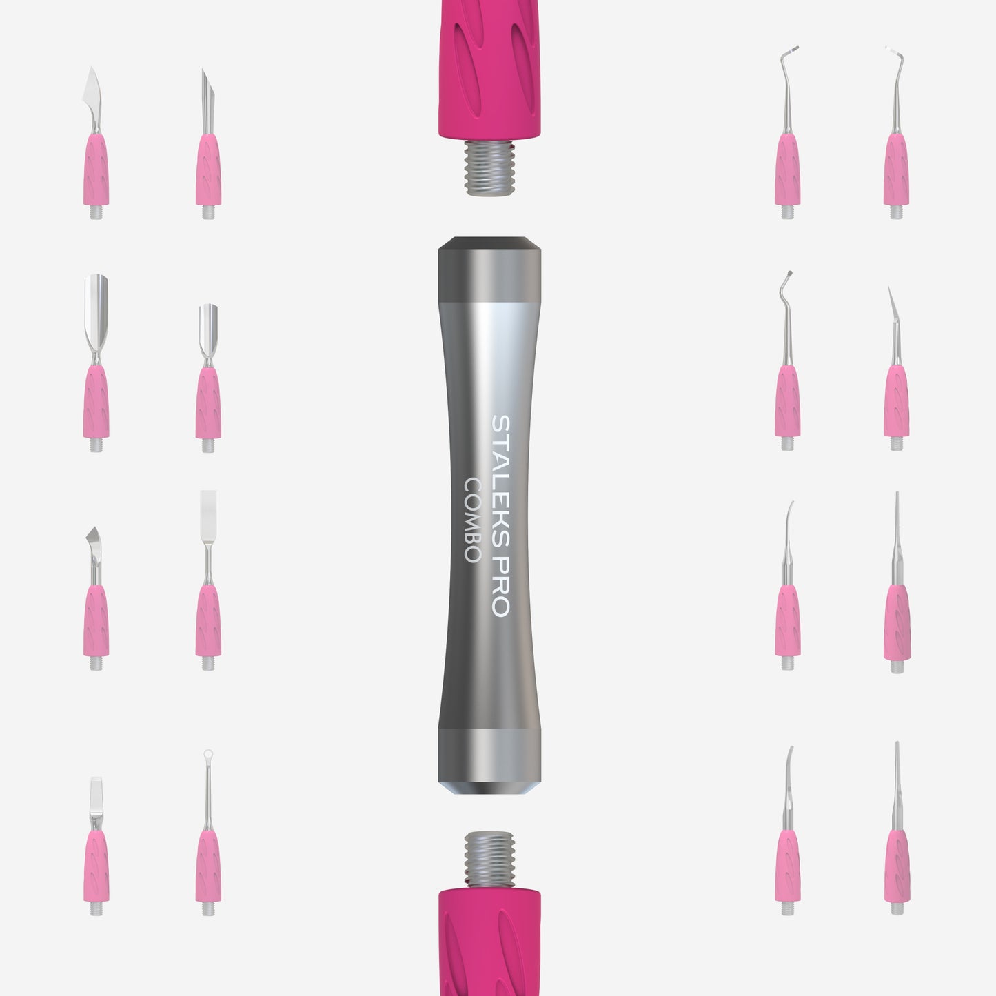 Staleks Pro Combo UNIQ 10 – Griff für austauschbare Arbeitsteile.