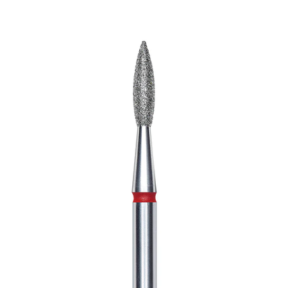 STALEKS Diamant-Fräser “Flamme spitz”, rot, Durchmesser 2,1 mm, FA11R021/8