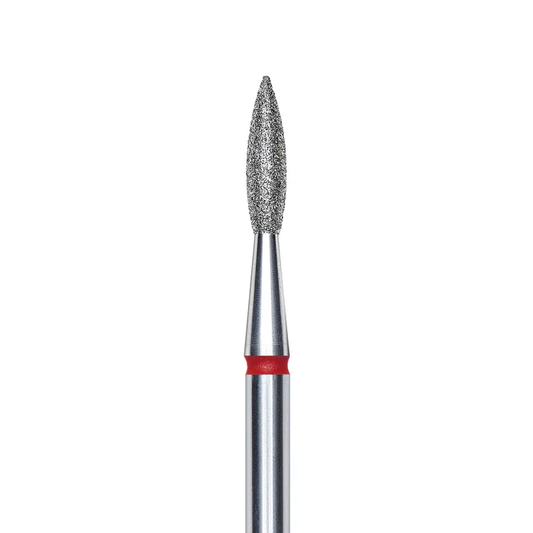 STALEKS Diamant-Fräser “Flamme spitz”, rot, Durchmesser 2,1 mm, FA11R021/8