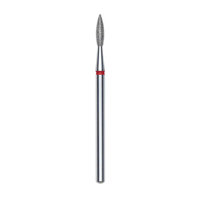 STALEKS Diamant-Fräser “Flamme spitz”, rot, Durchmesser 2,1 mm, FA11R021/8
