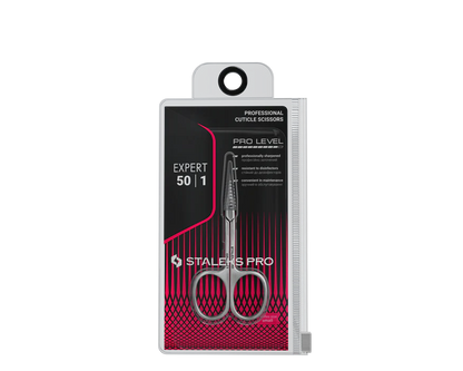 Nagelhautschere STALEKS EXPERT SE-50/1, Edelstahl, klassische Form, Klingenlänge 18 mm