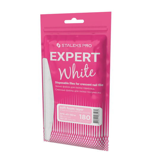 SOFT-Wechselfeilenblätter EXPERT DFE-40, Halbmond, verschiedene Körnungen, Packung 30 Stück