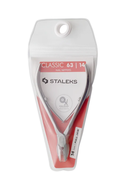 Starke Nagelzange STALEKS Classic NC-63-14, Edelstahl, Klingenlänge 14 mm