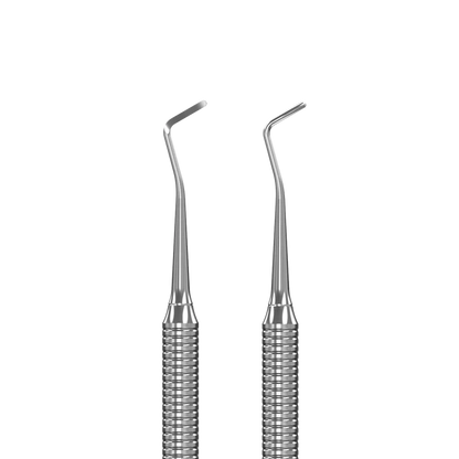 Pediküre-Doppelinstrument Kürette STALEKS EXPERT PE-20/2, Edelstahl