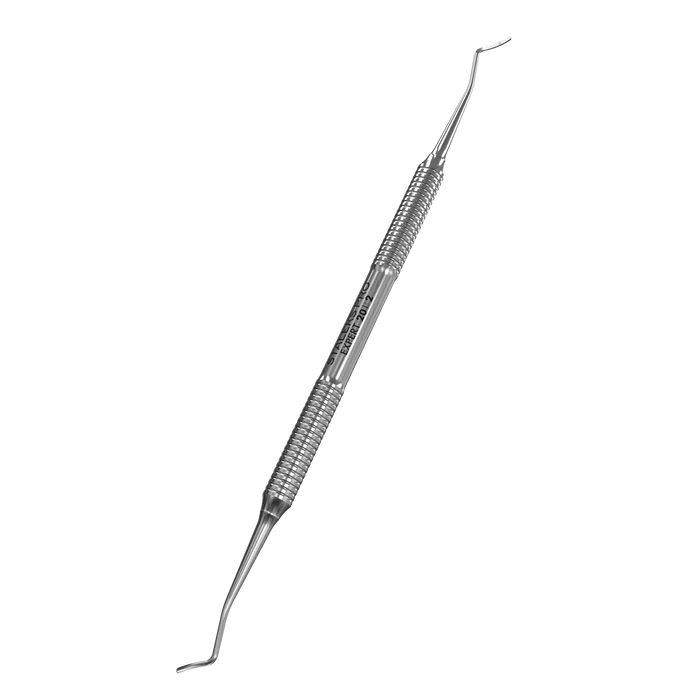 Pediküre-Doppelinstrument Kürette STALEKS EXPERT PE-20/2, Edelstahl
