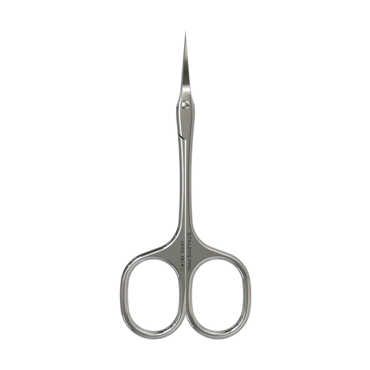 Nagelhautschere STALEKS UNIQ SQ-10/4 “Ballerina”, verlängerte Griffe, Klinge klassisch gebogen