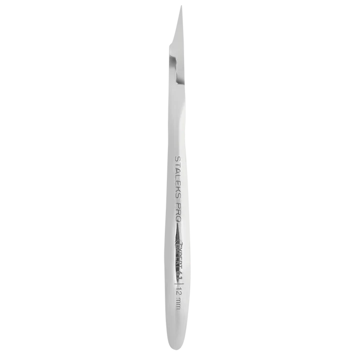 Professionelle Fußnagelzange für eingewachsene Nägel STALEKS Expert NE-61-12, Edelstahl, Klingenlänge 12 mm