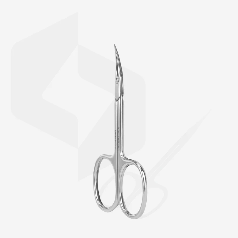 Staleks Professional Cuticle Scissors EXPERT 50 TYPE 1, Edelstahl, klassische Form, Klingenlänge 24 mm
