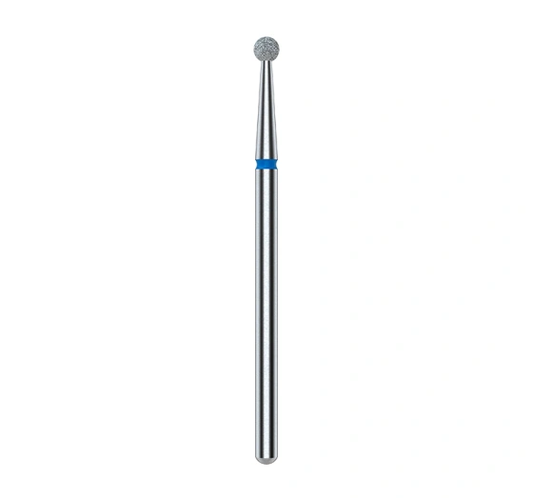 Diamond nail drill bit ball blue EXPERT head diameter 2,5 mm