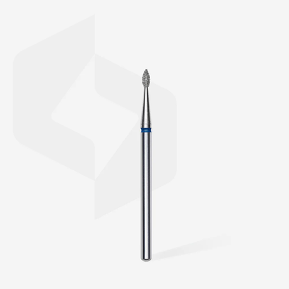 Diamond nail drill bit drop blue EXPERT head diameter 1,6 mm / working part 4 mm