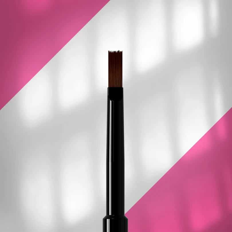 Straight brush for gel EXPERT width 6 mm / length 10 mm