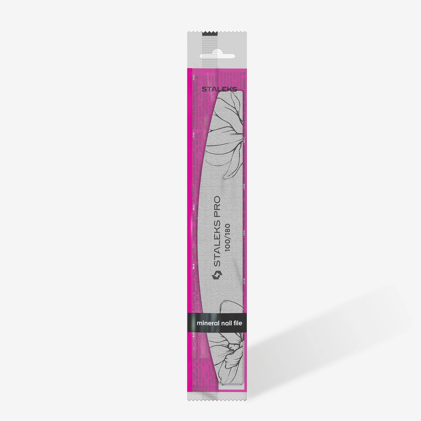 Halbmondförmige mineralische Nagelfeile EXPERT 40, 100/180 Grit