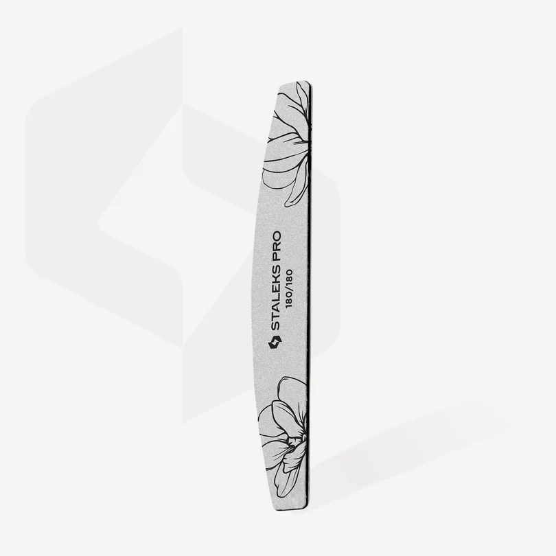 Halbmondförmige mineralische Nagelfeile EXPERT 40, 180/240 Grit