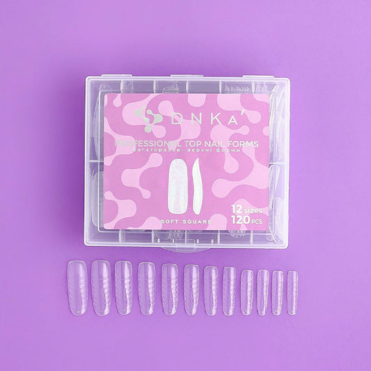 Professional Top Nail Forms | DNKa | SOFT SQUARE 120 St. (EAN 5904000050056)