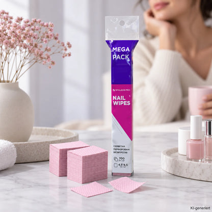 STALEKS EXPERT Nail Wipes – perforierte, fusselfreie Tücher, 700 Stk.