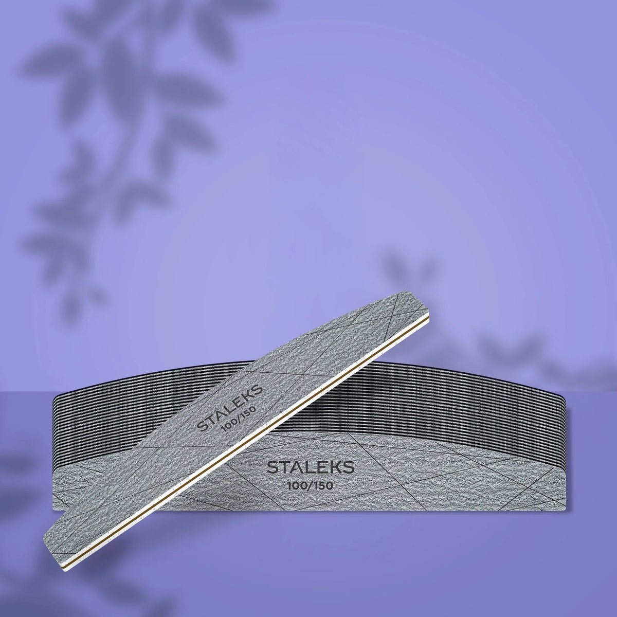 STALEKS PRO SMART 40 – Mineral-Nagelfeilen Halbmond, 25 Stück