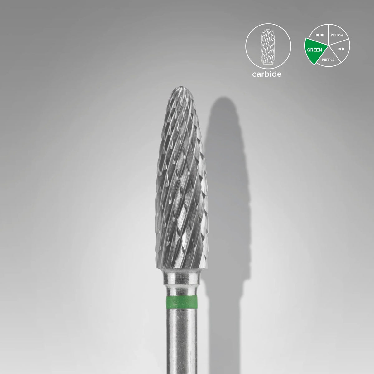 STALEKS PRO EXPERT – Hartmetallfräser mit grüner Markierung, Ø 4 mm, Arbeitslänge 14 mm
