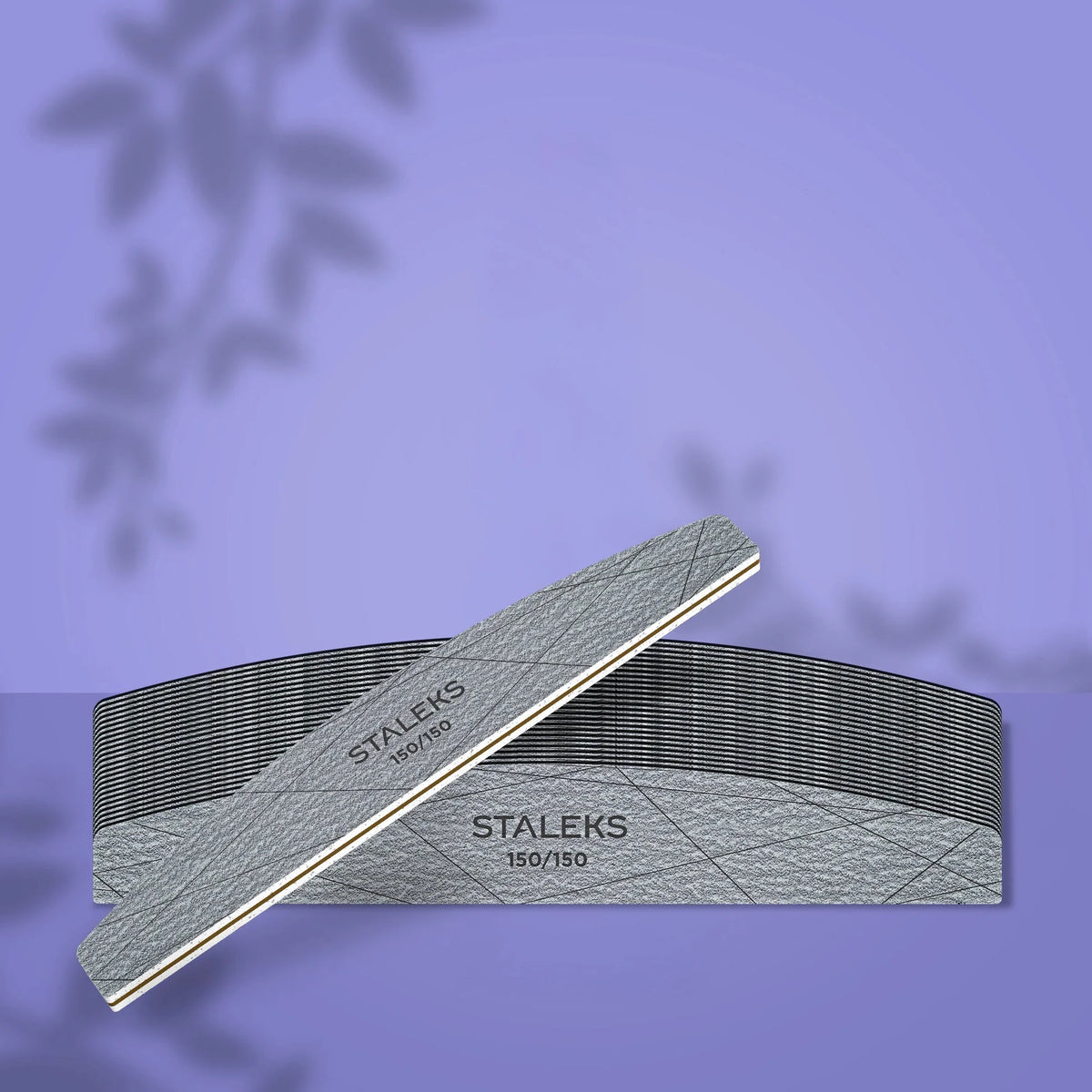 STALEKS PRO SMART 40 – Mineral-Nagelfeilen Halbmond, 25 Stück