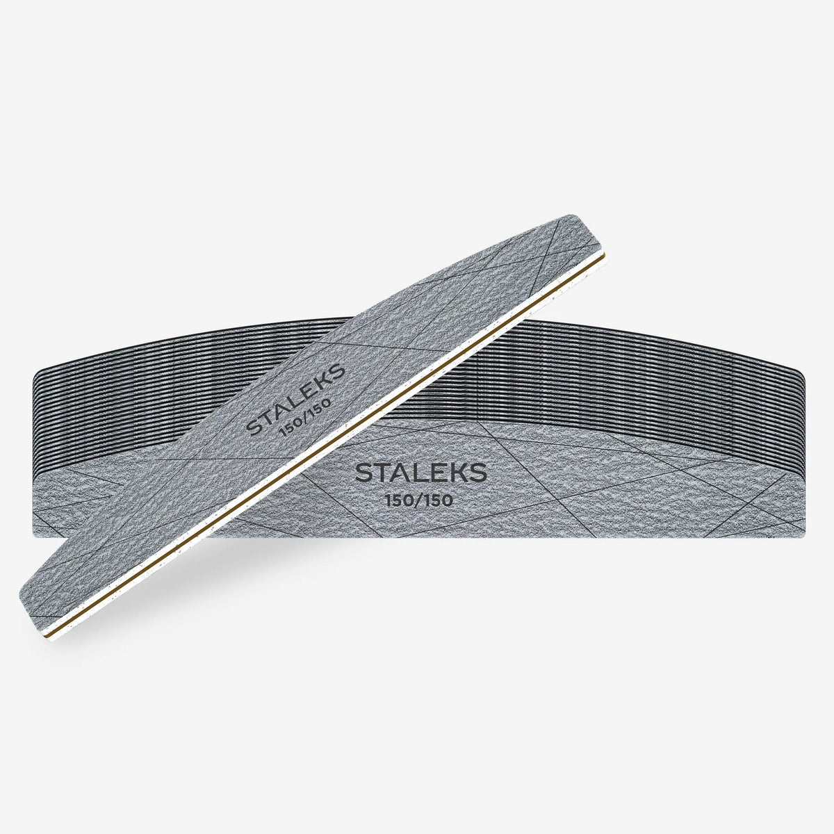 STALEKS PRO SMART 40 – Mineral-Nagelfeilen Halbmond, 25 Stück