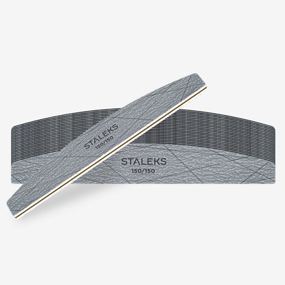 STALEKS PRO SMART 40 – Mineral-Nagelfeilen Halbmond, 25 Stück