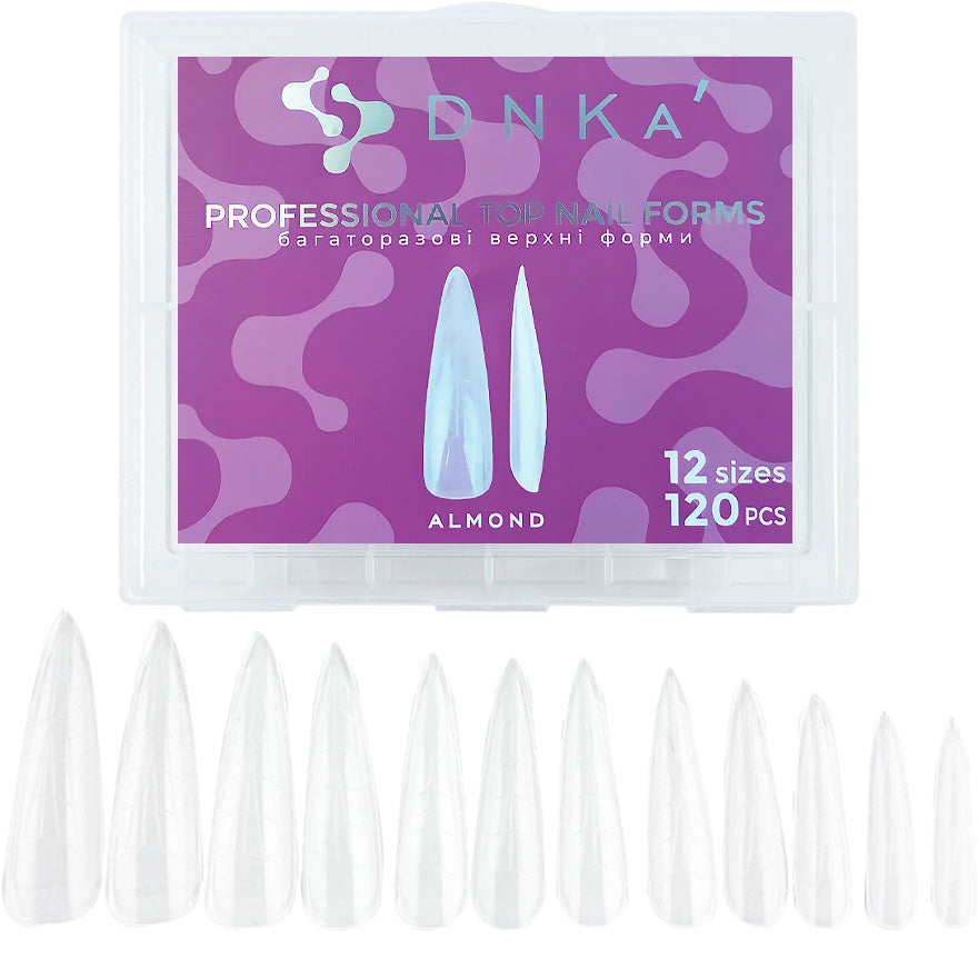 Professional Top Nail Forms - ALMOND | DNKa