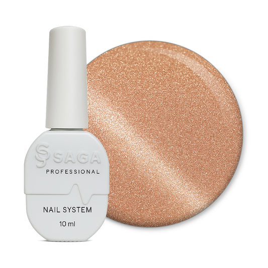 SAGA Professional Amber Cat 3 – magnetischer Gel-Lack in Roségold