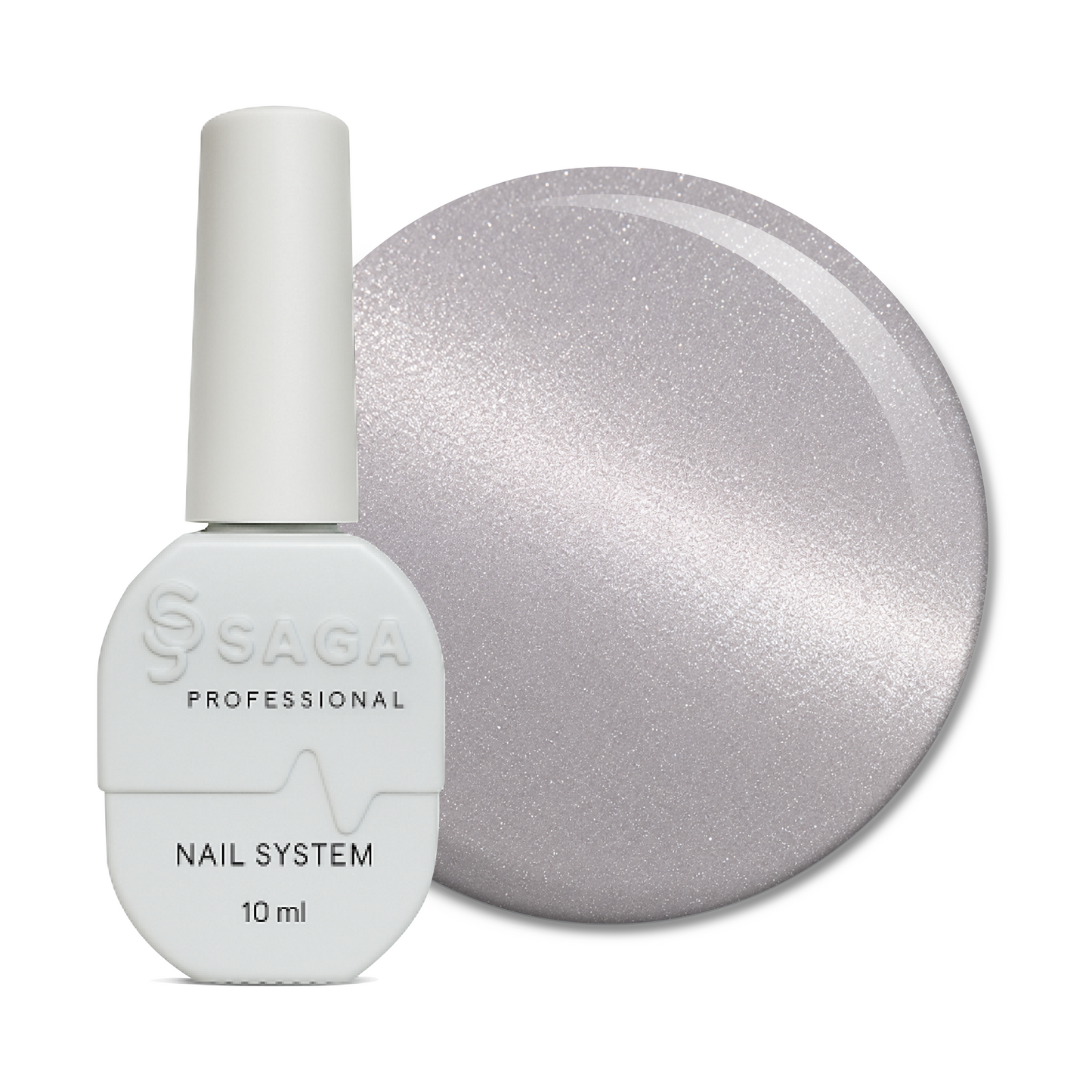 SAGA Professional Crystal Cat Gel-Lack 01, 10 ml