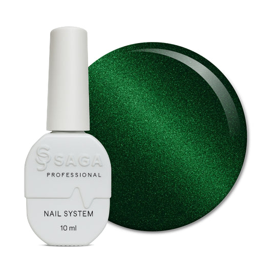 SAGA Professional Dream Cat 9 – magnetischer Gel-Lack in grünem Farbton