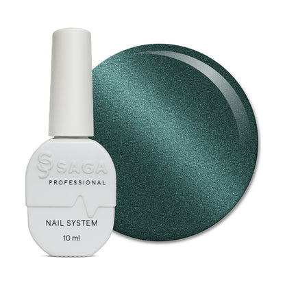 SAGA Professional Dreams Cat 8 – magnetischer Gel-Lack in tiefem Türkisgrün