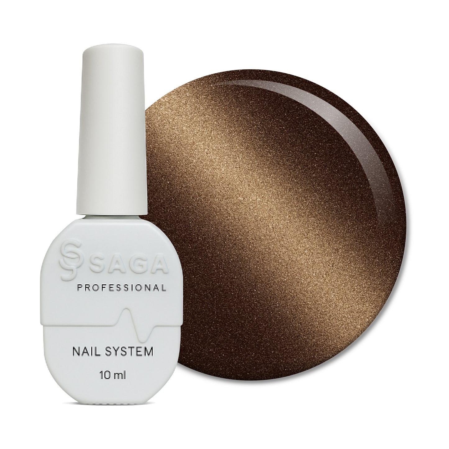 SAGA Professional Dream Cat 5 – magnetischer Gel-Lack in bronzegoldenem Farbton