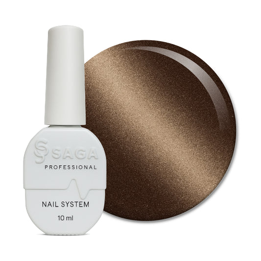 SAGA Professional Dream Cat 3 – magnetischer Gel-Lack in goldbraunem Farbton