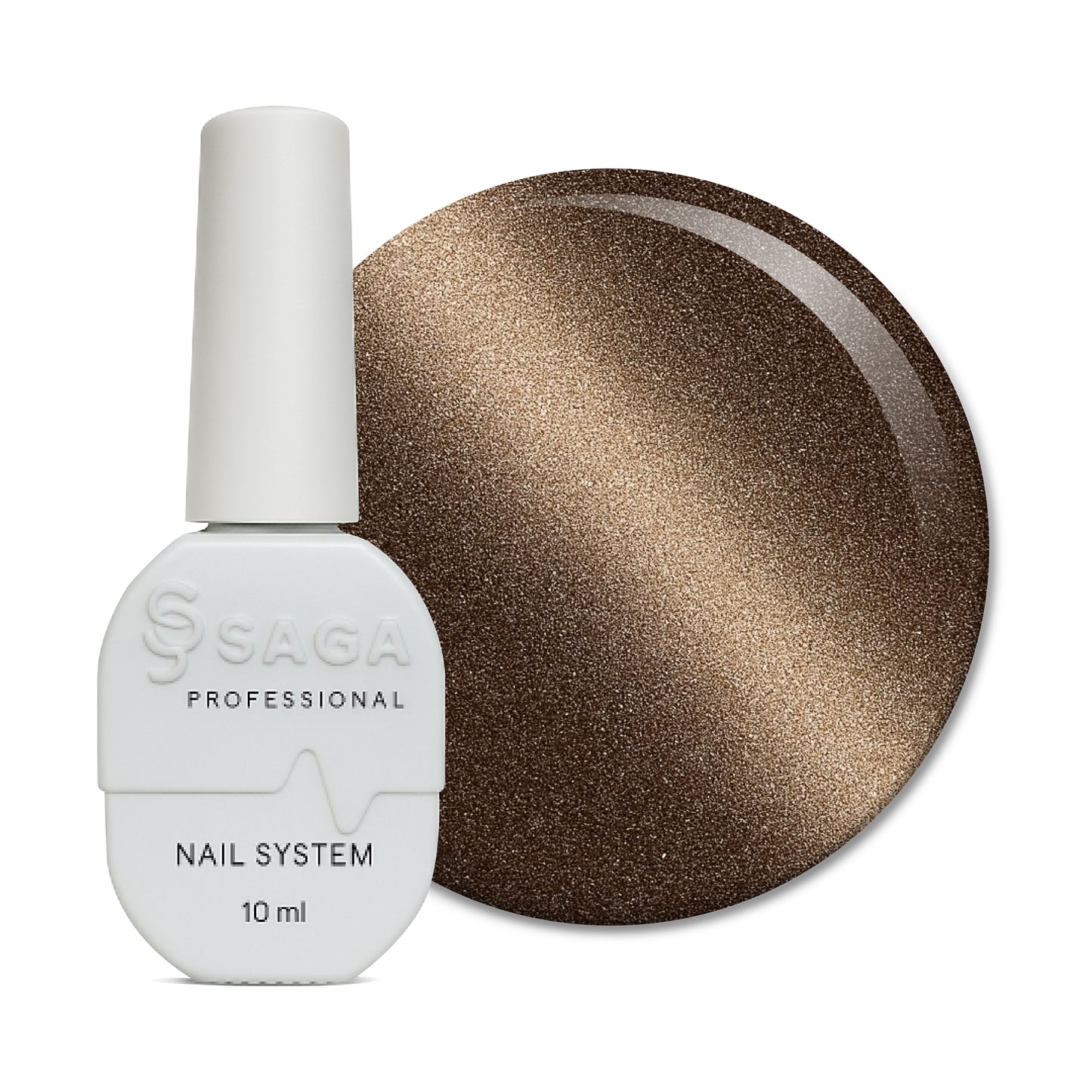 SAGA Professional Dream Cat 2 – magnetischer Gel-Lack in bronzegoldenem Farbton