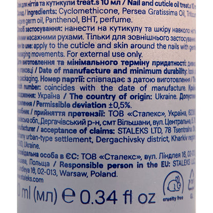 Staleks Pro treat.S Öl 10 ml Anwendung