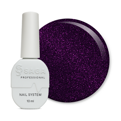SAGA Professional Wine Cat 8 – magnetischer Gel-Lack in einem Violettton