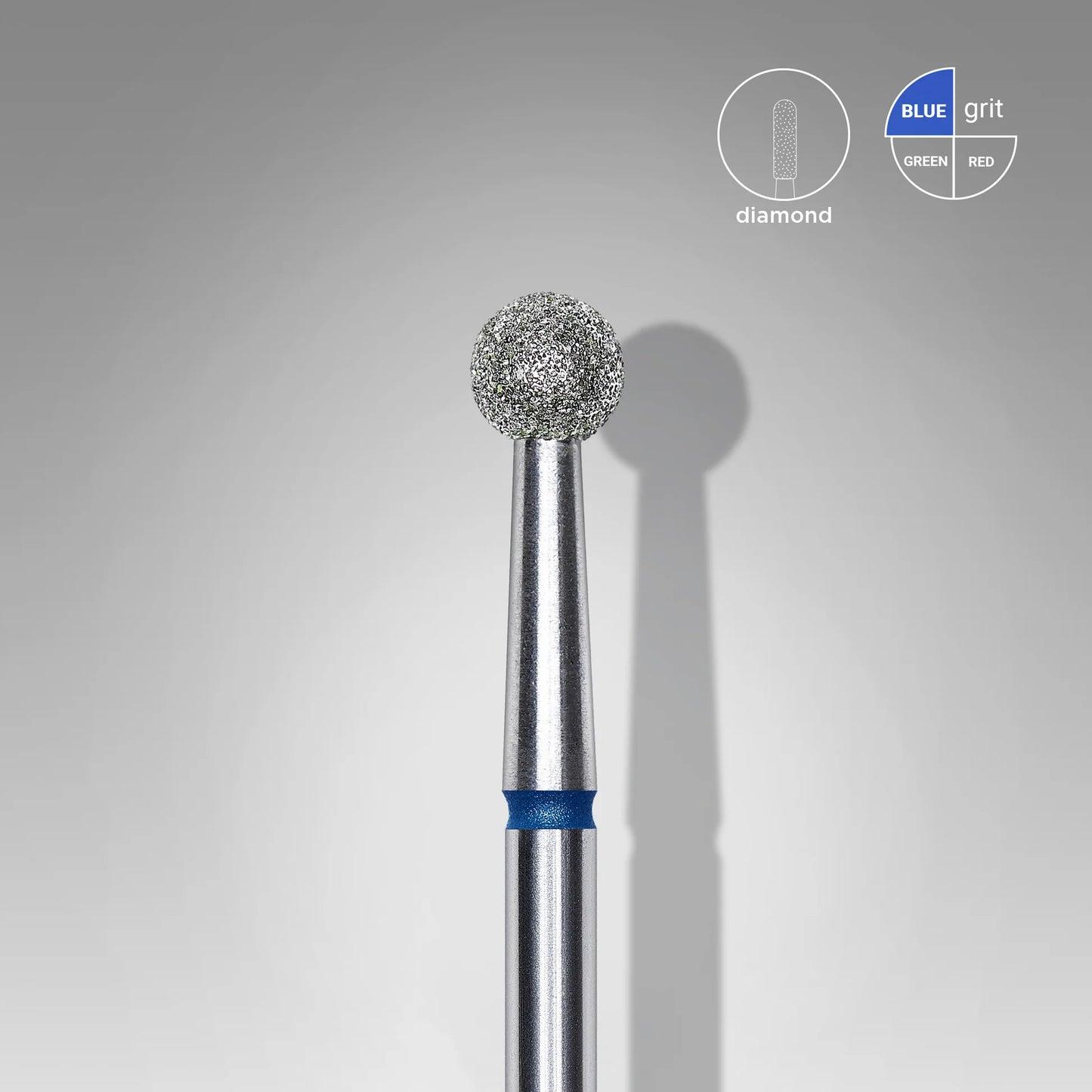 STALEKS EXPERT Diamantfräser Kugel blau, Durchmesser 4 mm