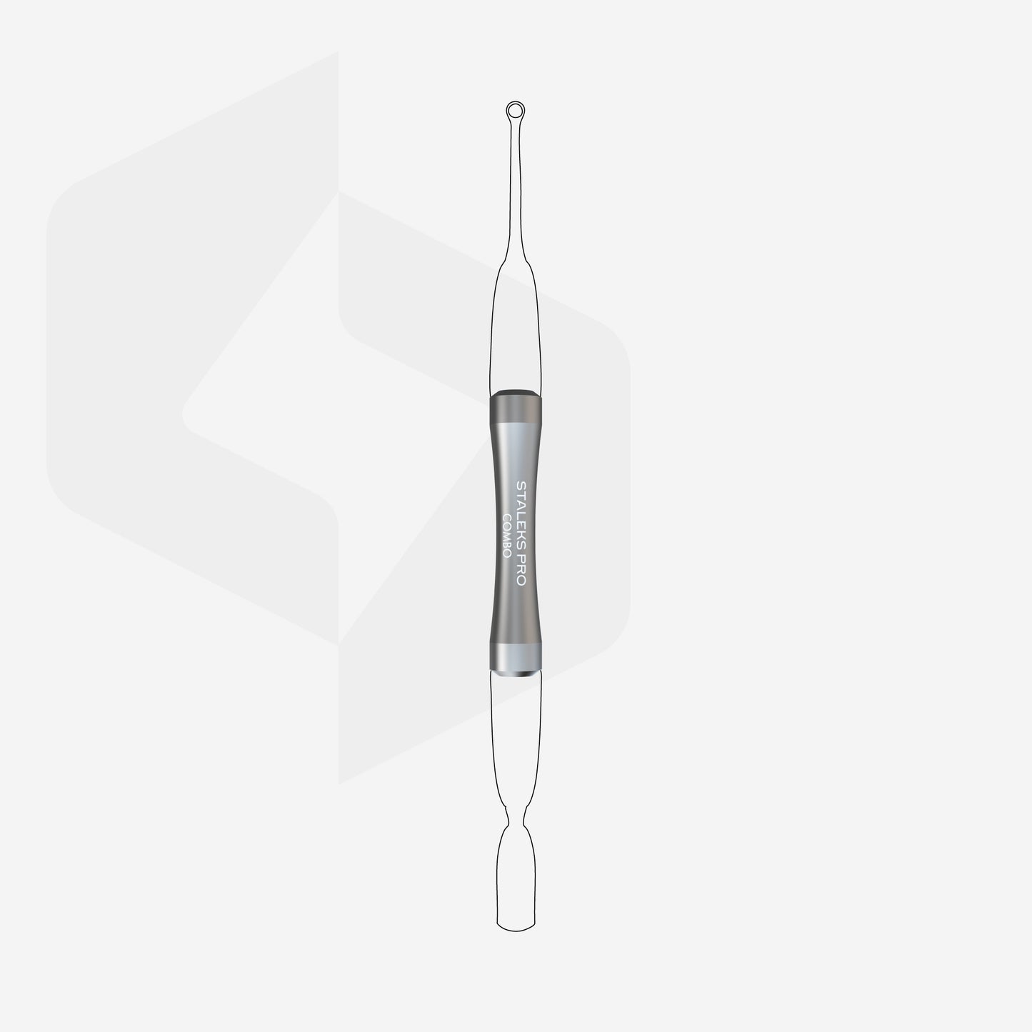 Staleks Pro Combo UNIQ 10 – Griff für austauschbare Arbeitsteile.