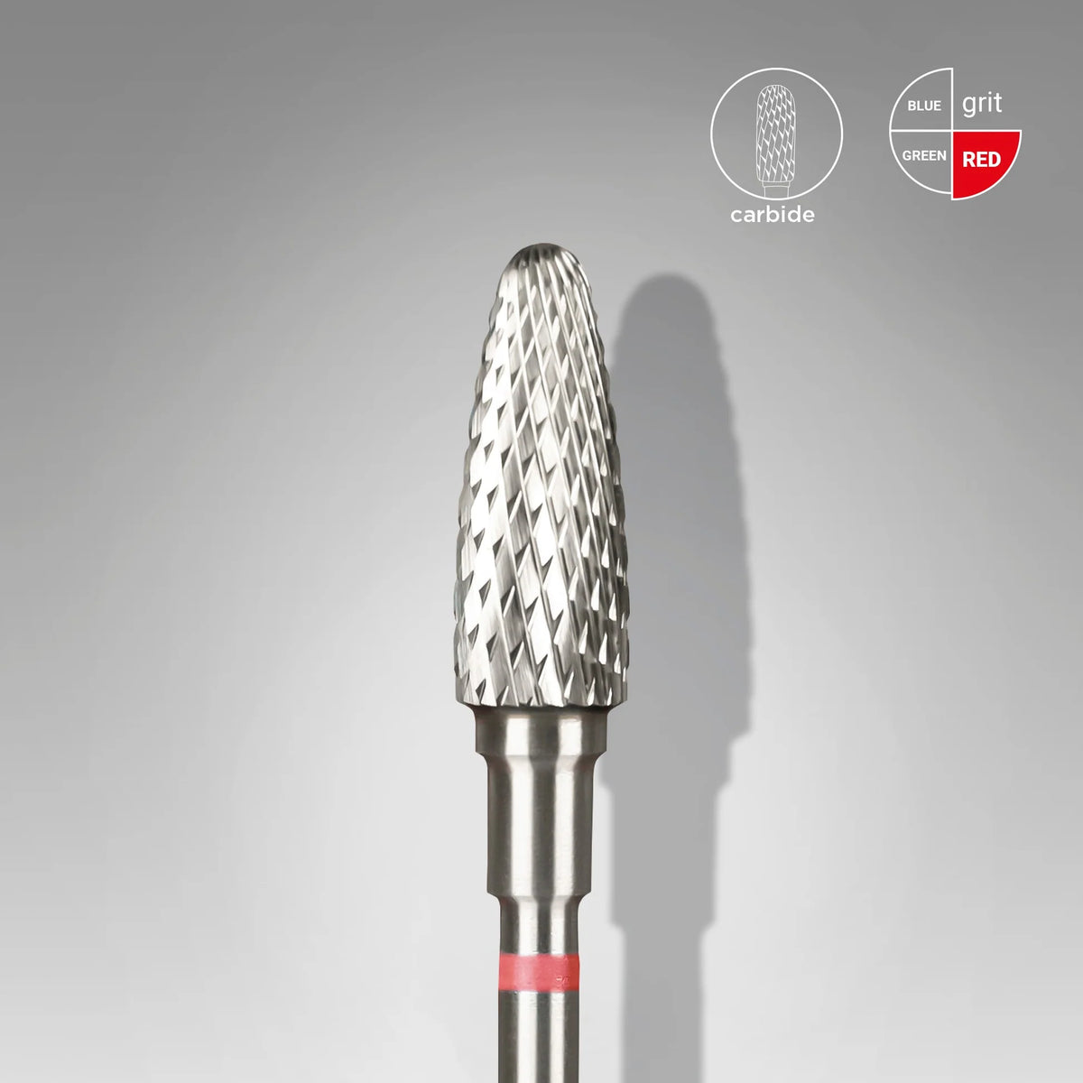 STALEKS PRO EXPERT – Hartmetallfräser mit roter Markierung, Ø 4 mm, Arbeitslänge 14 mm