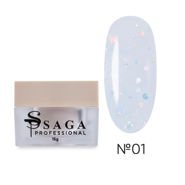 SAGA Professional Liquid Party Gel 01, 15 g