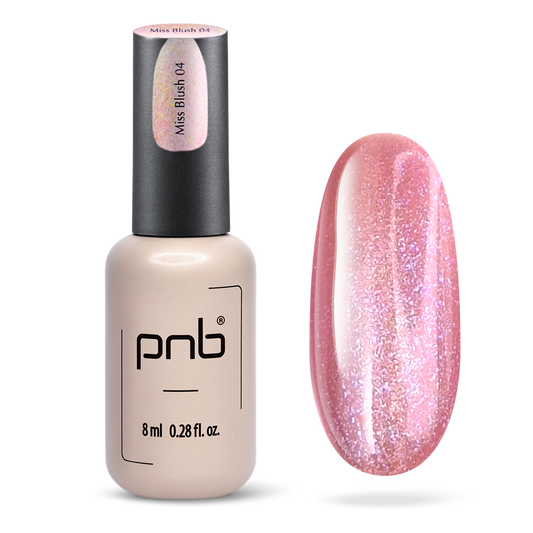 PNB Magnetic Gel Polish Glamour Cat, 04 Miss Blush, 8ml