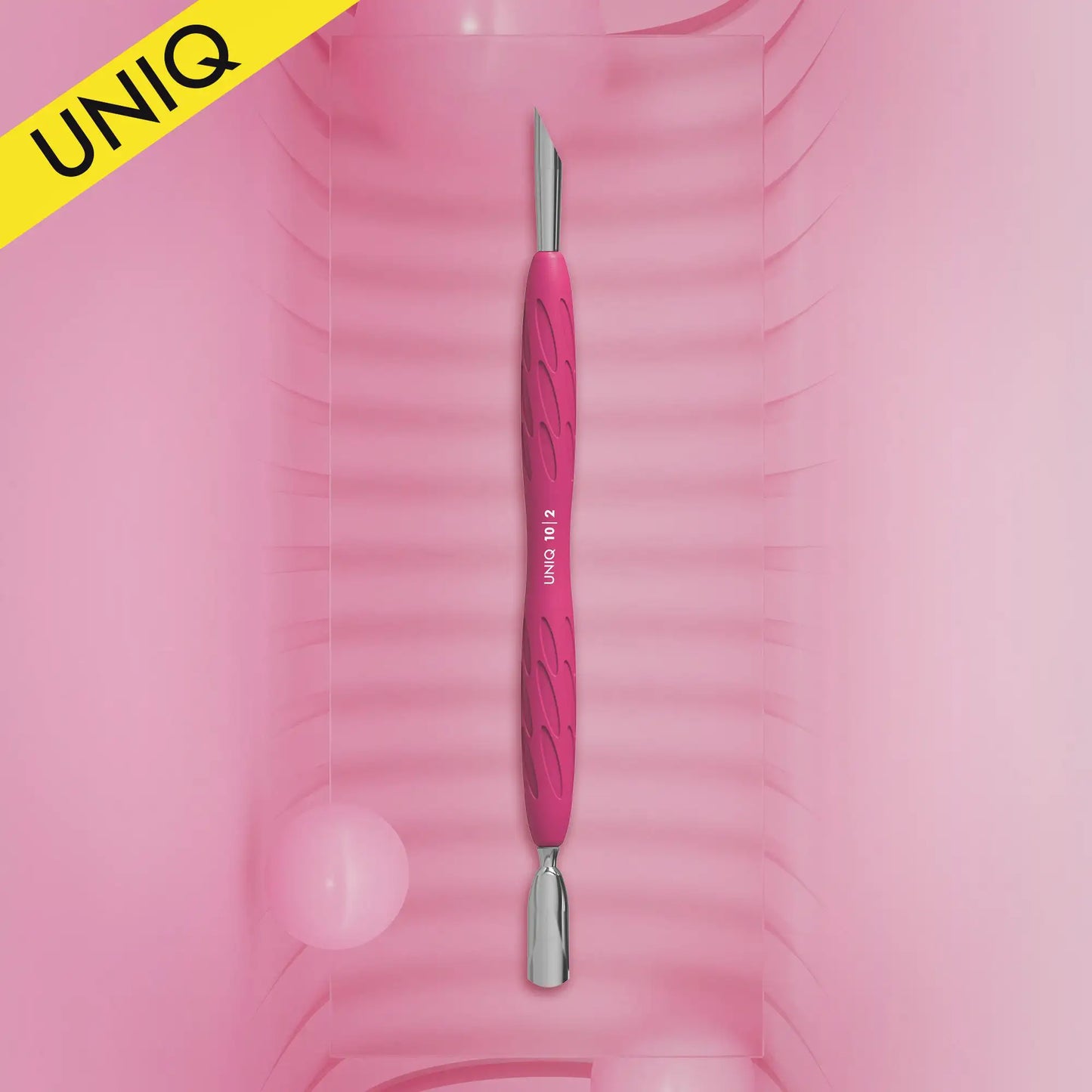 Staleks Uniq 10 Type 2 Maniküre-Spatel Gummy mit Silikongriff