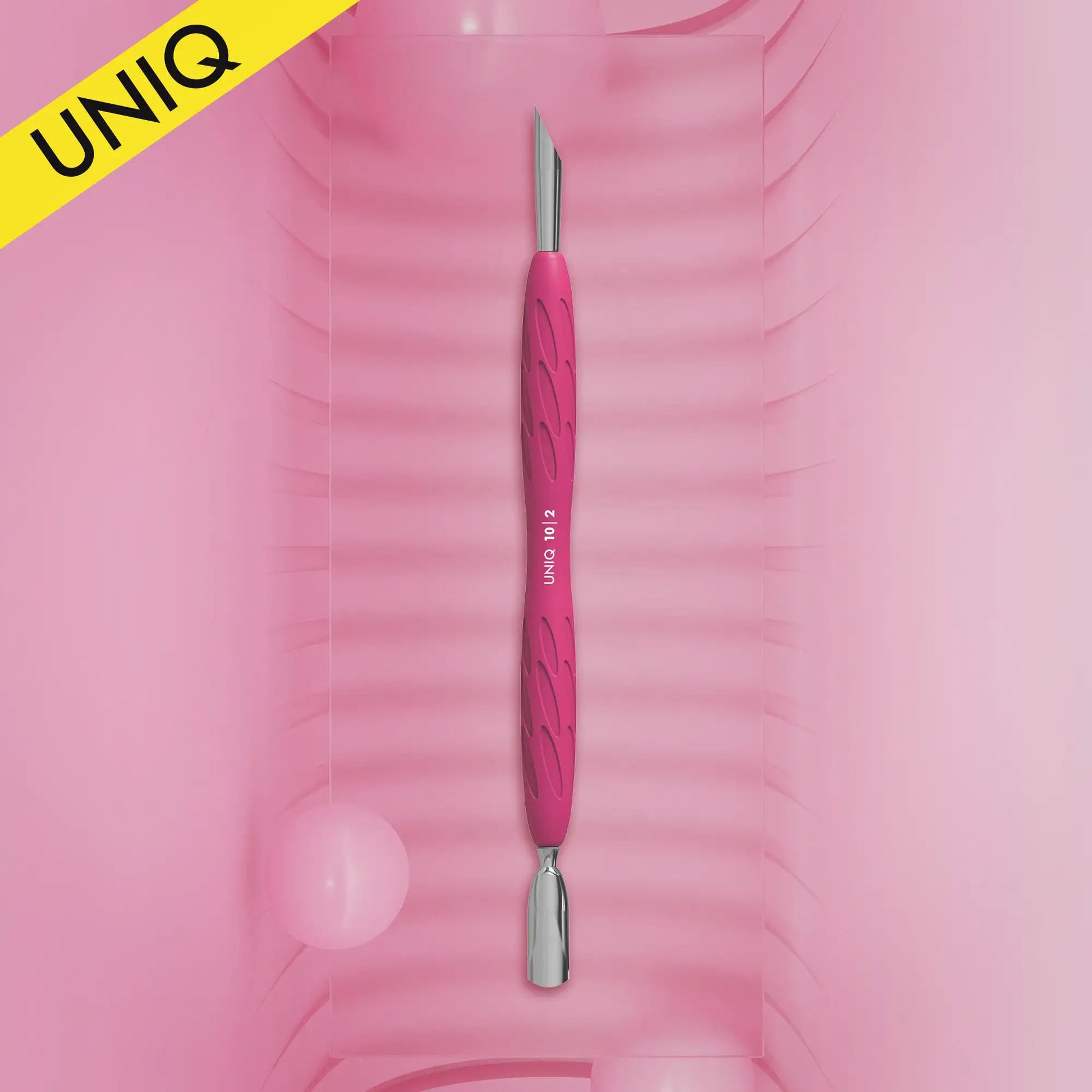 Staleks Uniq 10 Type 2 Maniküre-Spatel Gummy mit Silikongriff