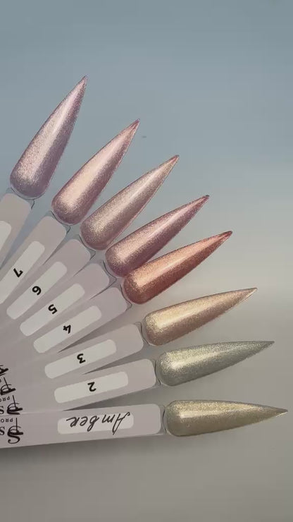 SAGA Professional Amber Cat 3 – magnetischer Gel-Lack in Roségold